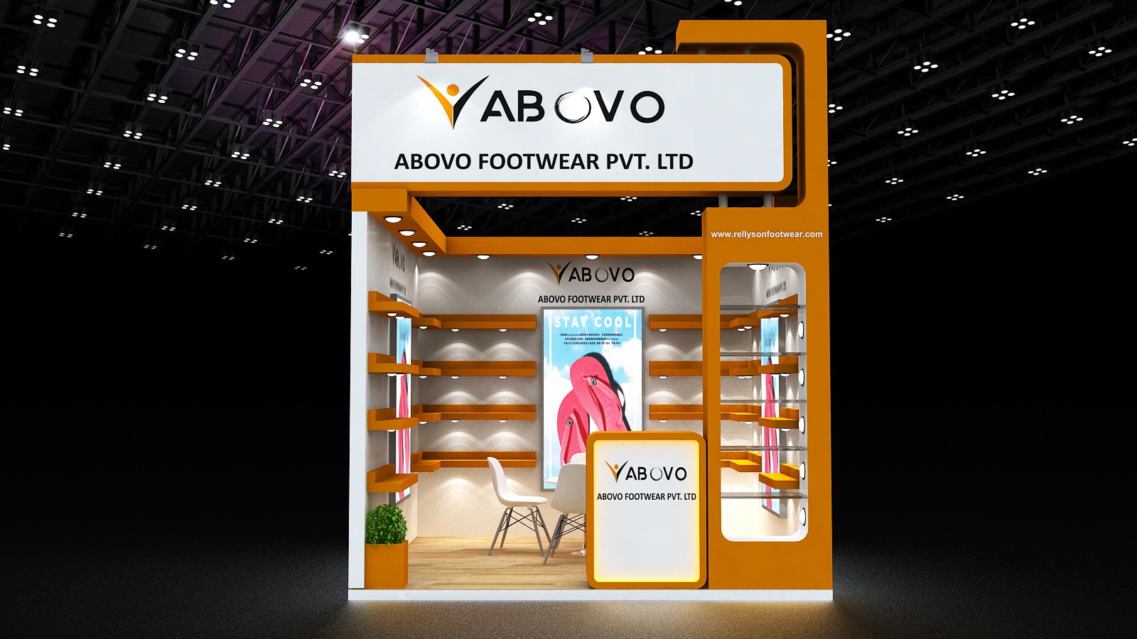 exhibition stall fabrication Delhi custom exhibition booth modular exhibition stand