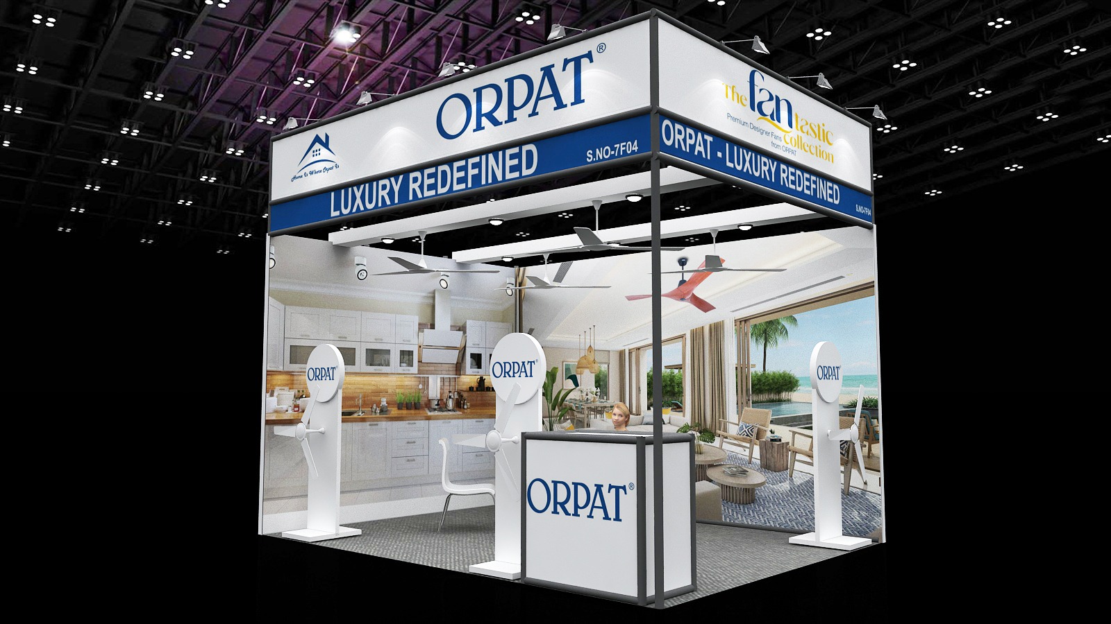exhibition stall fabrication Delhi custom exhibition booth modular exhibition stand