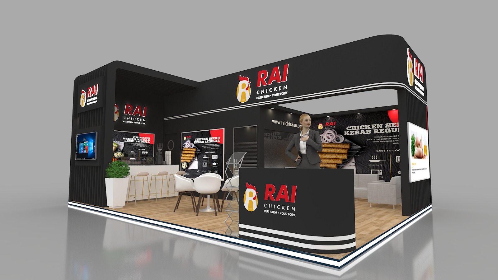 exhibition stall fabrication Delhi custom exhibition booth modular exhibition stand