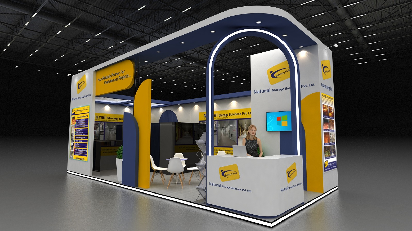 exhibition stall fabrication Delhi custom exhibition booth modular exhibition stand